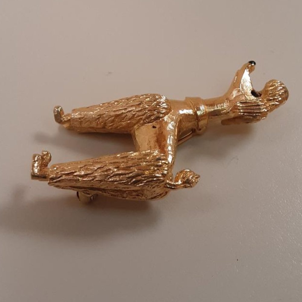 Marcel Boucher Gold Tone Poodle Pin / Brooch - Picture 5 of 14